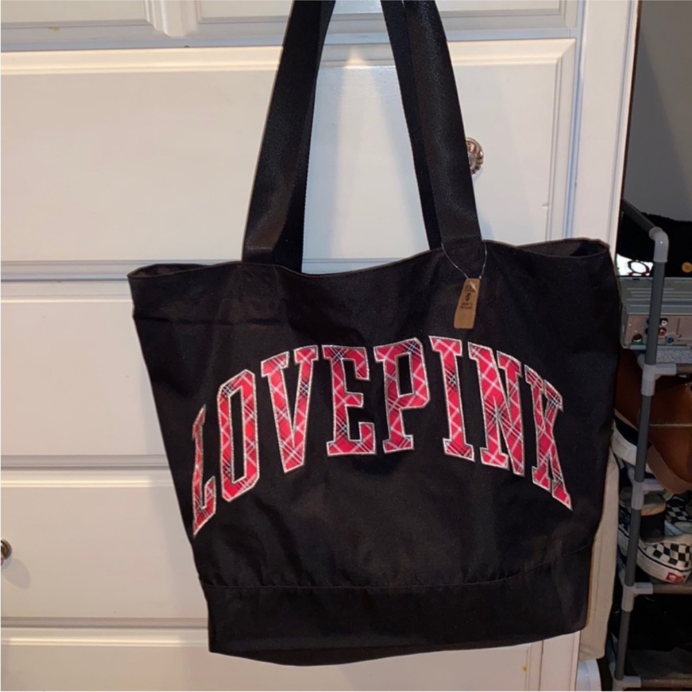 PINK Christmas Tote Bag